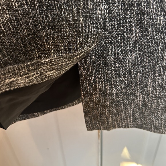 Ann Taylor Sheath Dress Black Gray Size 4 Wedding Party Business Classic Elegant - Picture 6 of 16